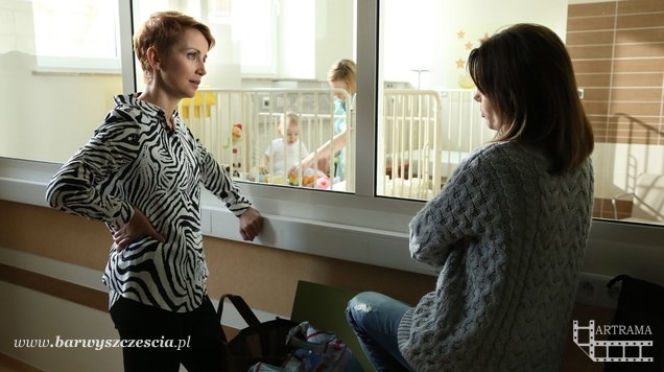 Barwy szczęścia odc. 1148. Kasia Górka (Katarzyna Glinka), Marta Walawska (Katarzyna Zielińska)