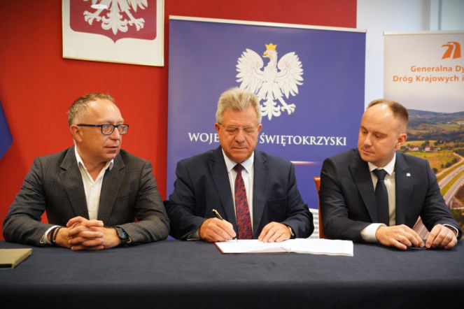 Rozpoczyna się budowa drogi S74 Łagów - Opatów