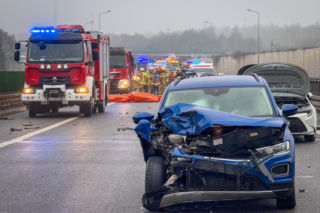 Karambol na S8. Ranni, w tym dzieci. Nowe fakty [ZDJĘCIA]