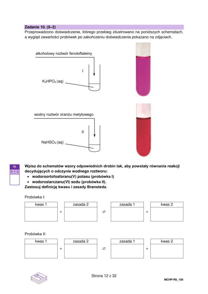 Matura próbna z chemii rozszerzona 2026. ARKUSZE CKE [15.01.2026]