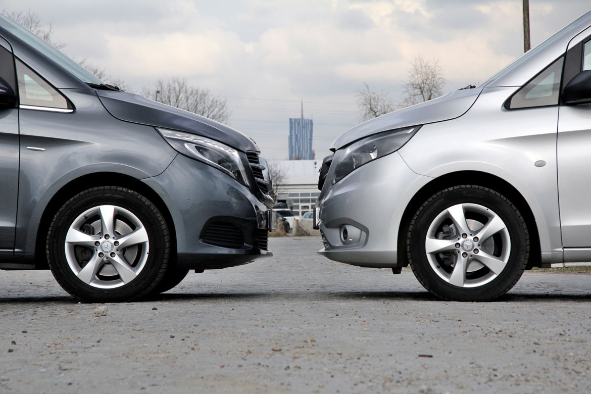 Mercedes Vito Tourer 111 CDI vs. Mercedes V250