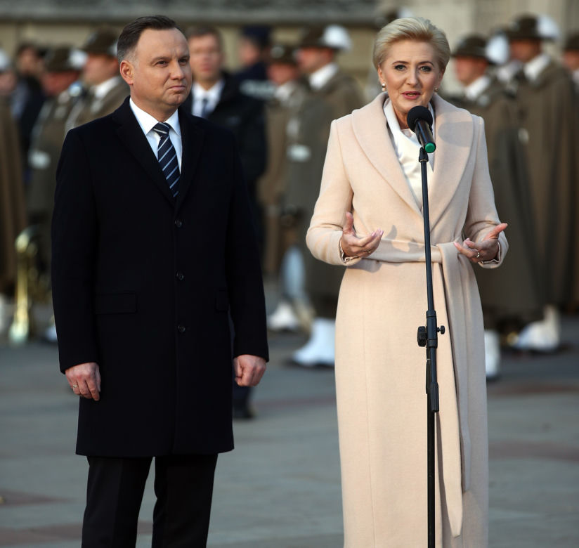 Agata Duda jest bardzo wysoka