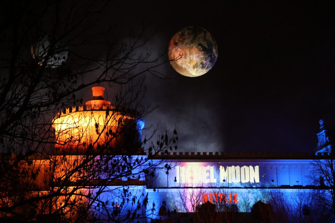 Promocja filmu „Rebel Moon” Netflixa w Lublinie