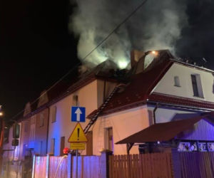 Pożar budynku wielorodzinnego przy ul. Sportowej w Tarnowie