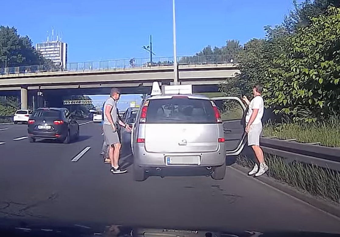 Awantura na A4 w Katowicach