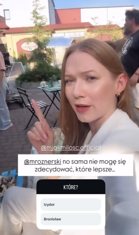 M jak miłość. Marcin (Mikołaj Roznerski), Elżbieta Domańska (Katarzyna Dąbrowska)