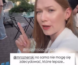 M jak miłość. Marcin (Mikołaj Roznerski), Elżbieta Domańska (Katarzyna Dąbrowska)