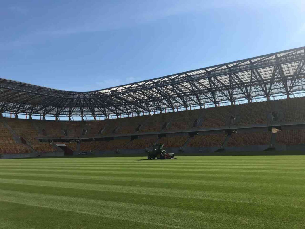 Stadion Miejski w Białymstoku ma najlepszą murawę w całej Polsce [ZDJĘCIA]