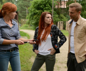 Komisarz Alex 10 sezon odcinek 121, Górski (Krystian Wieczorek), Nina (Karolina Nolbrzak), Lucyna (Magdalena Walach)