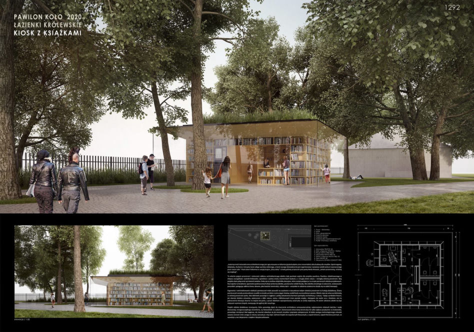 Wyniki konkurs KOŁO na projekt toalety w Łazienkach Królewskich