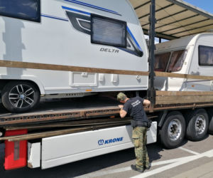 Kradzieże kamperów i przyczep kempingowych