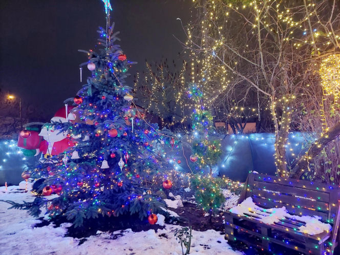 Dom bydgoskich Griswoldów znów rozbłysł. "Powieśiliśmy 300 tysięcy lampek. Przygotowywaliśmy jej od lipca!"