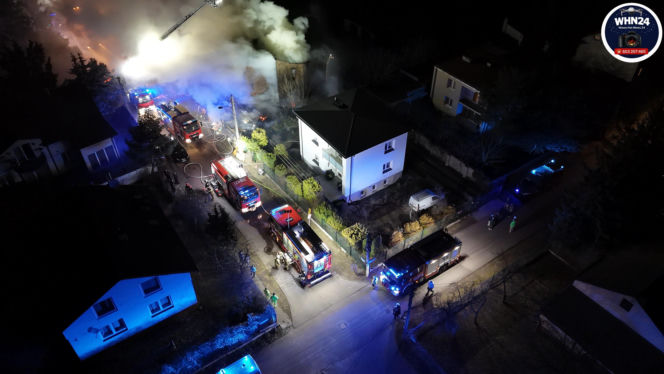 Seria groźnych pożarów pod Warszawą