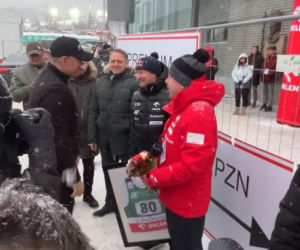 Karol Nawrocki na PŚ w Zakopanem