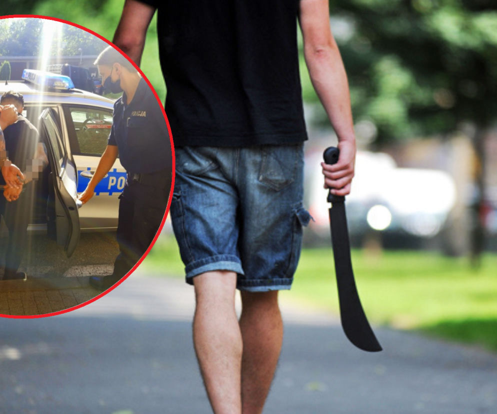 Opole. Napad na kuriera. Agresja na drodze, kierowcy rzucili się na 23-latka z maczetą! [ZDJĘCIA]