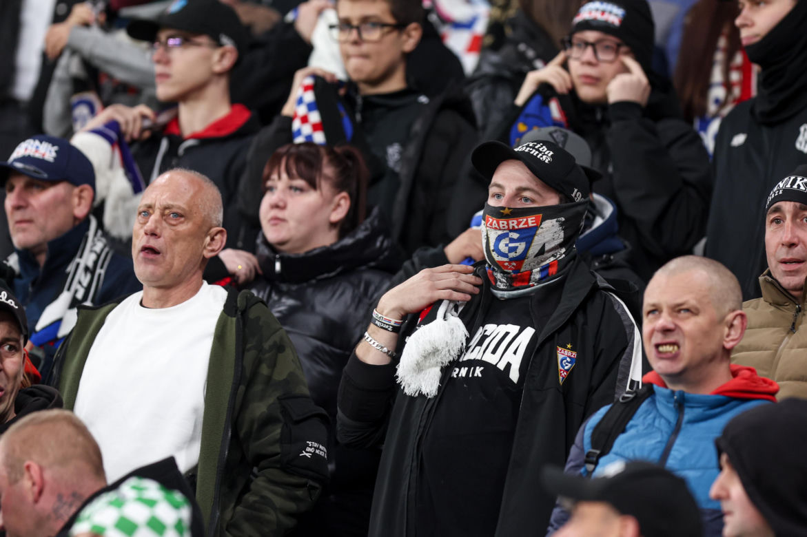 Górnik Zabrze - Legia Warszawa: Zdjęcia kibiców i zawodników z hitu 13. kolejki PKO BP Ekstraklasy