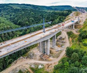 Budowa drogi S19. Najwyższa estakada w Polsce