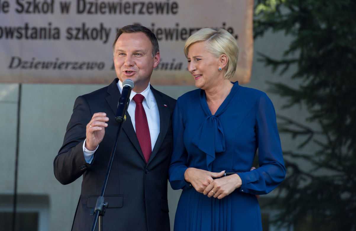 Andrzej Duda i Agata Duda. Taki styl ma para prezydencka