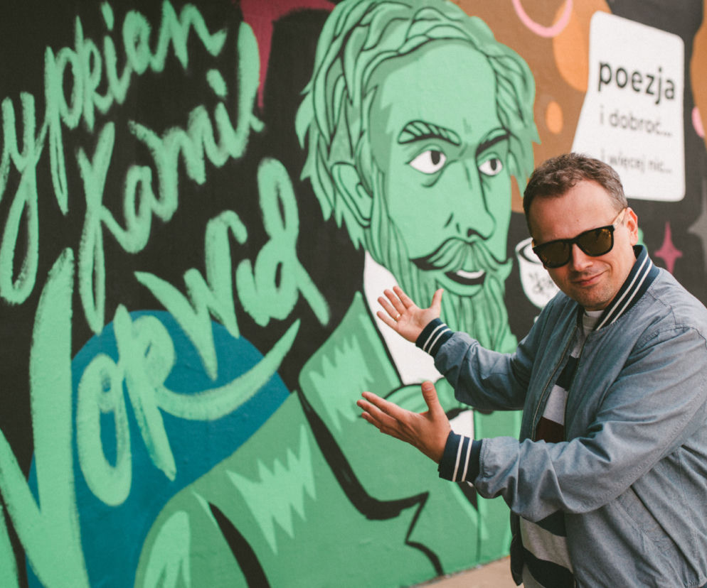 Mural na warszawskiej Patelni