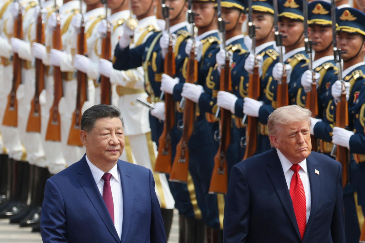 Trump w Chinach! Zobacz spotkanie. "Wielki przywódca, fantastyczna przyszłość"
