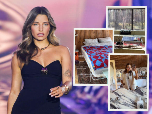 Julia Wieniawa pokazała swoją leśną willę. Wnętrze robi efekt wow, a widok za oknem zapiera dech