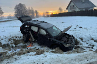 Zderzenie osobówki z busem pod Krakowem. Są utrudnienia w ruchu