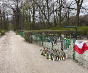 Śmierć Jacka Magiery. Znicze pod parkiem Grabiszyńskim