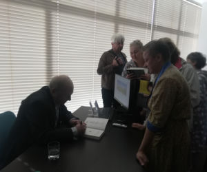 Jerzy Stuhr w Radomiu. Mówił, jak ważna jest psychoterapia w czasie leczenia onkologicznego