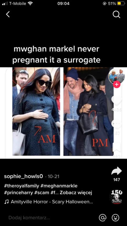  Meghan Markle nigdy nie była w ciąży". Okrutne plotki o rodzinie królewskiej!