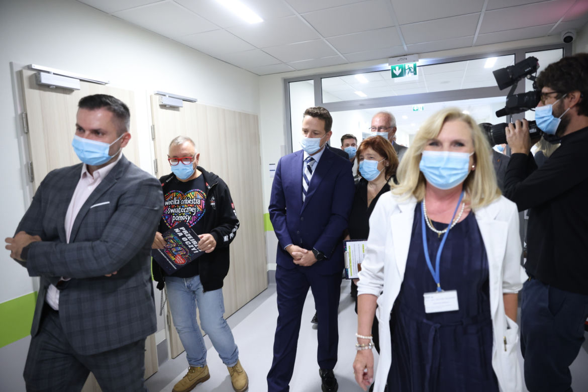 Uroczystość nadania im. WOŚP Oddziałowi Neonatologii Szpitala Południowego