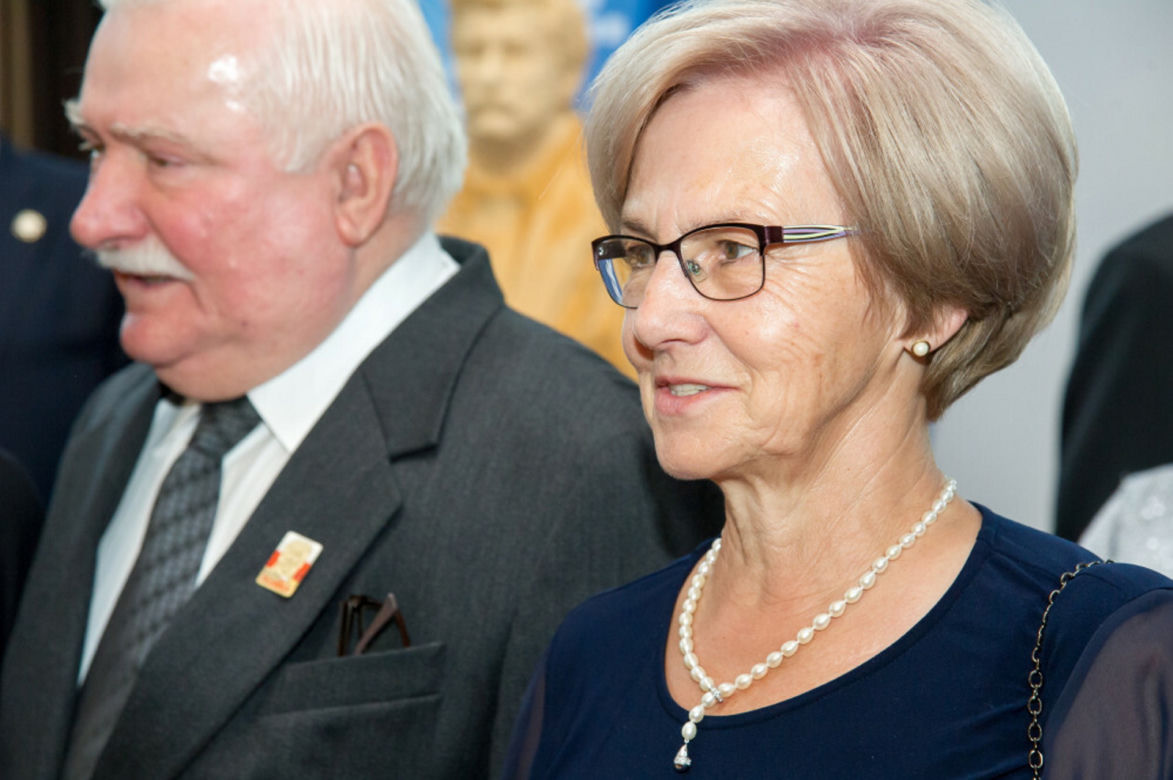 Lech Wałęsa z żoną Danutą Wałęsą