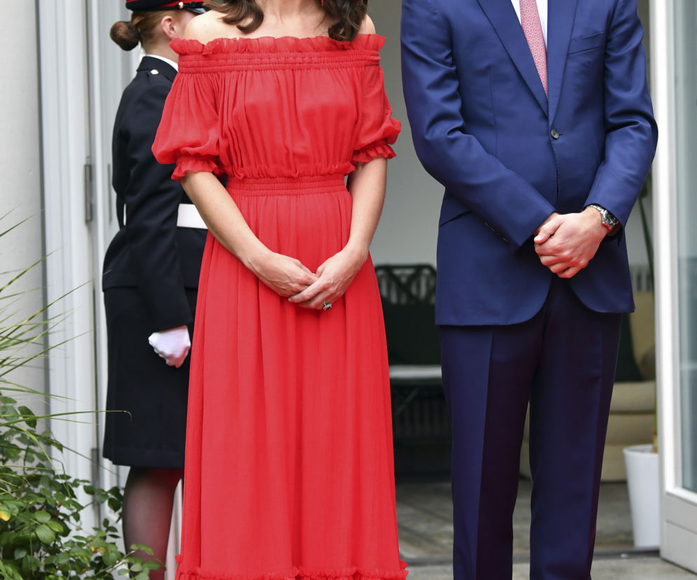KSIĘŻNA CATHERINE W TRZECIEJ CIĄŻY.