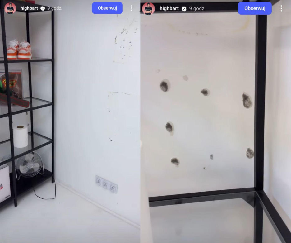Bartosz Pniewski pokazał zdewastowane studio muzyczne po wizycie Edyty Górniak