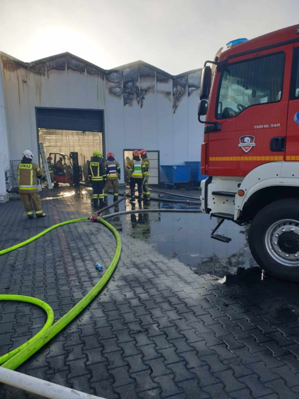 Ogromny pożar pod Kaliszem