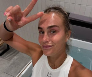 Aryna Sabalenka i jej twarz z bliska