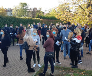 Blokada drogi w Tarnowie - protest