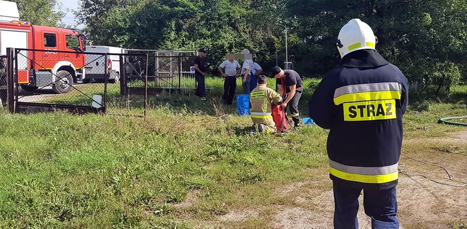 Konserwator zasłabł w studzience kanalizacyjnej