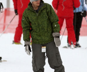 Ashton Kutcher na snowboardzie