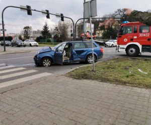 Wypadek na Placu Poznańskim. Jedna osoba trafiła do szpitala