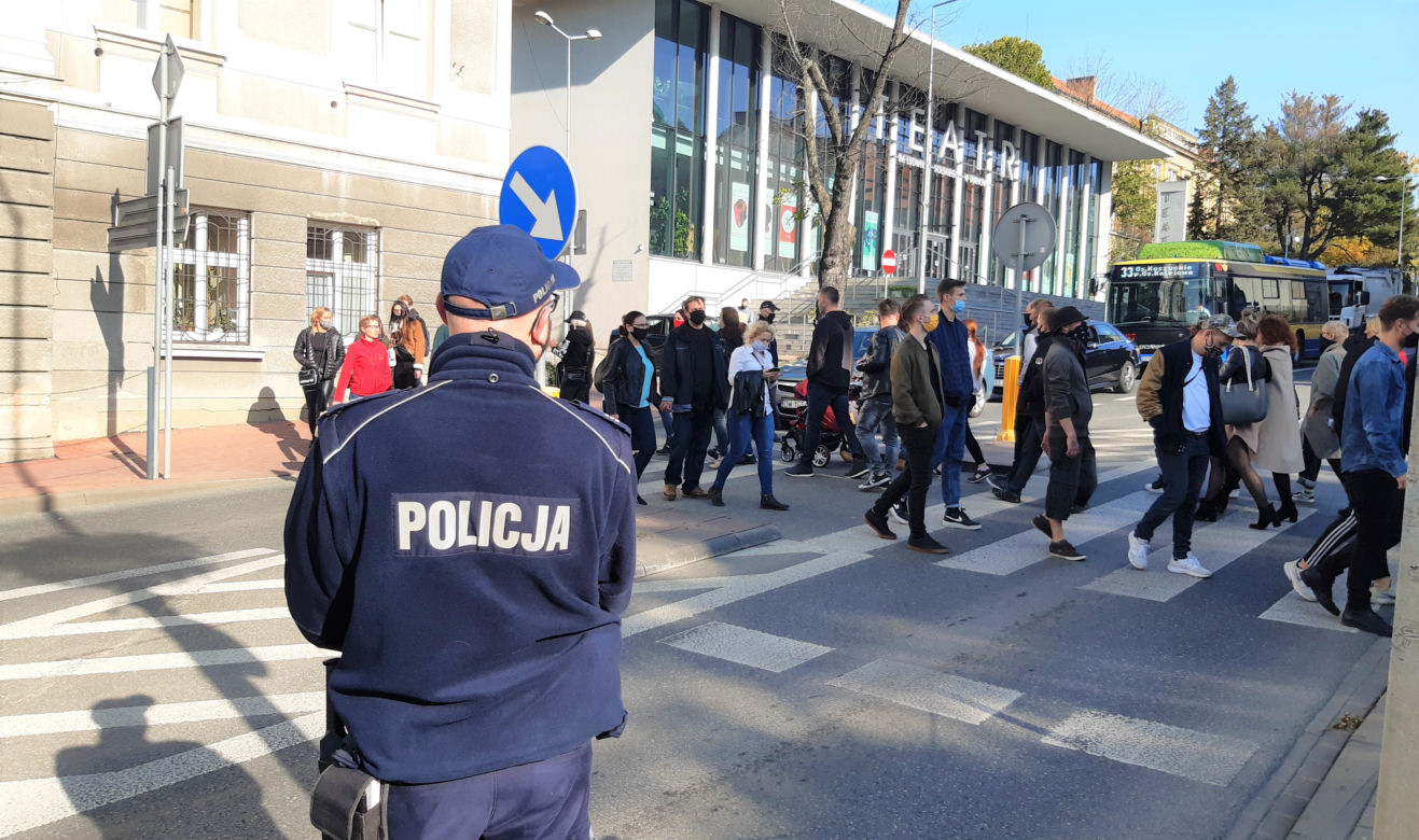 Blokada drogi w Tarnowie - protest
