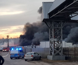 Starachowice: Potężny pożar! Nad miastem kłęby dymu!