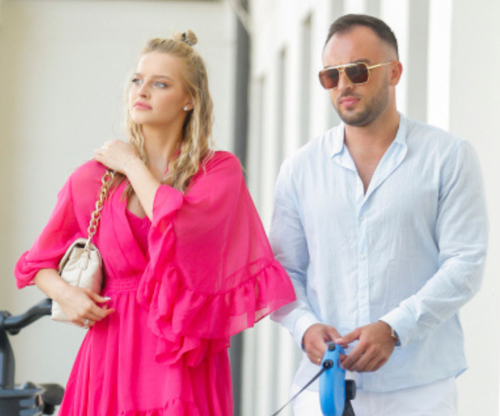 Karolina Pisarek z mężem