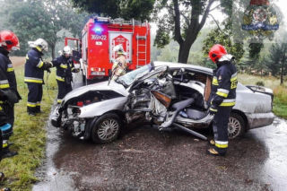 Łódzkie: Groźny wypadek TERAZ między Bolimowem a Nieborowem. Są UTRUDNIENIA! [ZDJĘCIA]