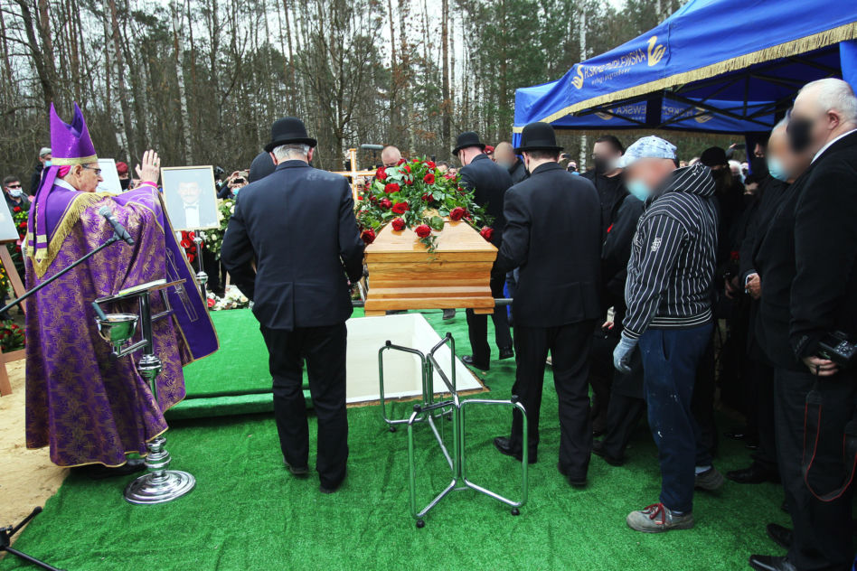 Poświęcenie nowego nagrobka Krzysztofa Krawczyka