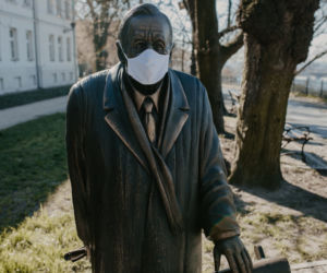 Koronawirus w Płocku. Nawet lwy noszą maseczki ochronne! [ZDJĘCIA]