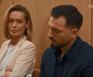 Barwy szczęścia, odcinek 2459: Alan (Rafał Maślak), Greta (Katarzyna Sowińska)