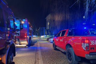 Pożar hali magazynowej przy ul. Kochanowskiego w Tarnowie