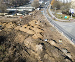 Nowy wiadukt przy ul. Kurlandzkiej w miejscu wyburzonego