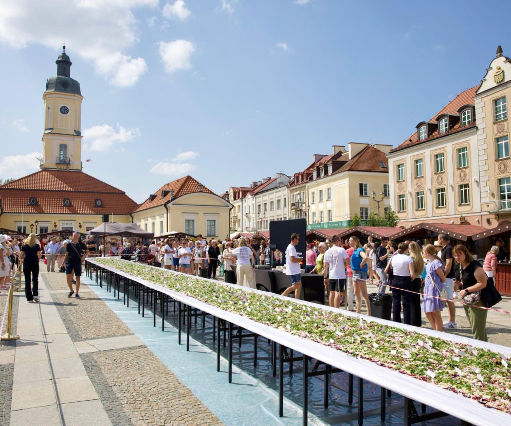 Rrekord Polski pobity. Na Rynku Kościuszki powstało giantyczne carpaccio