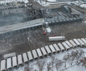 Wielki pożar magazynu pod Poznaniem. Skala zniszczeń poraża!